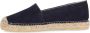 Fred de la Bretoniere Blauwe Espadrilles met Geweven Detail Blue Dames - Thumbnail 3