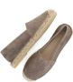 Fred de la Bretoniere Taupe Espadrilles met Geweven Detail Beige Dames - Thumbnail 5