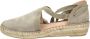 FRED DE LA BRETONIERE Espadrilles Dames 152010257 Maat: 39 Materiaal: Suède Kleur: Taupe - Thumbnail 10