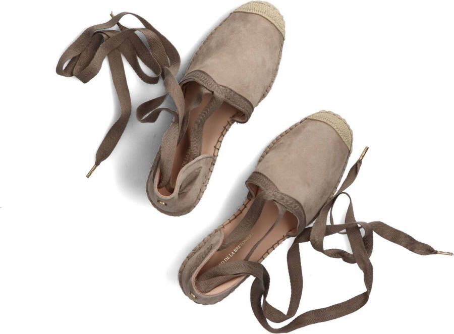 Fred de la Bretoniere 153010224 Espadrilles Met Sleehak Dames Taupe