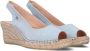 Fred de la Bretoniere 153010240 Espadrilles Zomer Schoenen Dames Blauw - Thumbnail 4