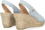 Fred de la Bretoniere 153010240 Espadrilles Zomer Schoenen Dames Blauw - Thumbnail 9