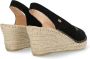 FRED DE LA BRETONIERE Espadrilles Dames 153010240 Maat: 40 Materiaal: Suède Kleur: Zwart - Thumbnail 11