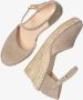 Fred de la Bretoniere Taupe Suede Espadrilles met Sleehak Beige Dames - Thumbnail 6