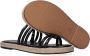 Fred de la Bretoniere Zwarte Leren Band Slipper Black Dames - Thumbnail 17