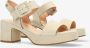 FRED DE LA BRETONIERE Sandalen Dames 163010182 Maat: 39 Materiaal: Suède Kleur: Beige - Thumbnail 9