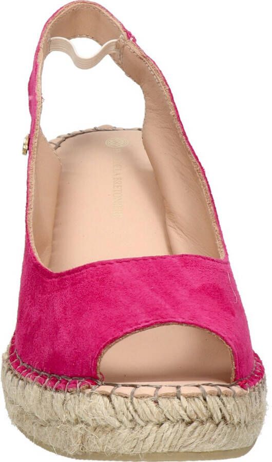 Fred de la Bretoniere Clare espadrille Fuchsia