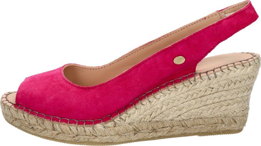 Fred de la Bretoniere Clare espadrille Fuchsia