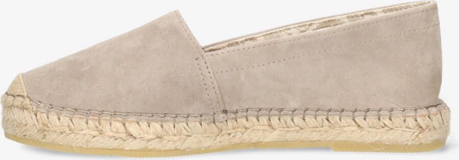 Fred de la Bretoniere Taupe Espadrilles met Jute Zool Beige Dames - Foto 15