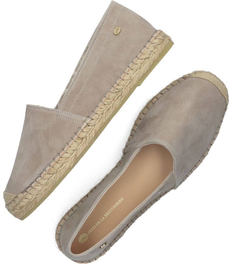 Fred de la Bretoniere Taupe Espadrilles met Jute Zool Beige Dames - Foto 12