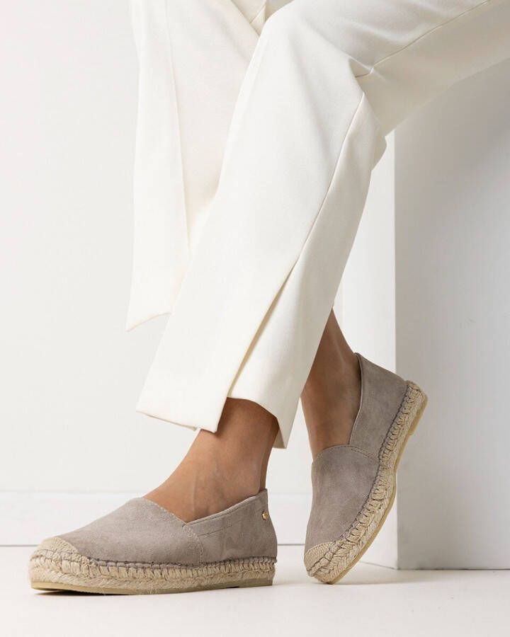 Fred de la Bretoniere Espadrille Loafer Taupe