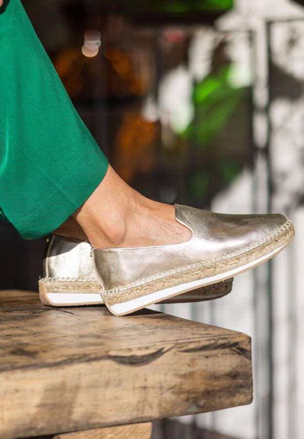 Fred de la Bretoniere Espadrille Nola Goud