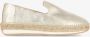 FRED DE LA BRETONIERE Espadrilles Dames 152010243 Maat: 36 Materiaal: Leer Kleur: Goud - Thumbnail 15