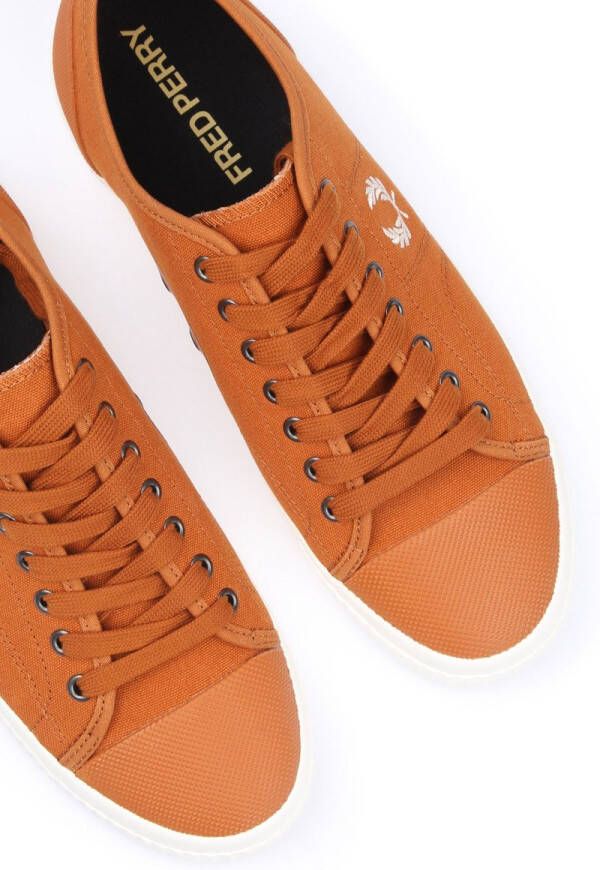 Fred Perry Sneaker Hughes laag Bruin Katoen Heren