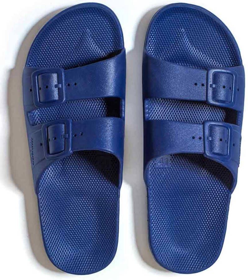 Freedom Moses Original Plain Navy Slippers