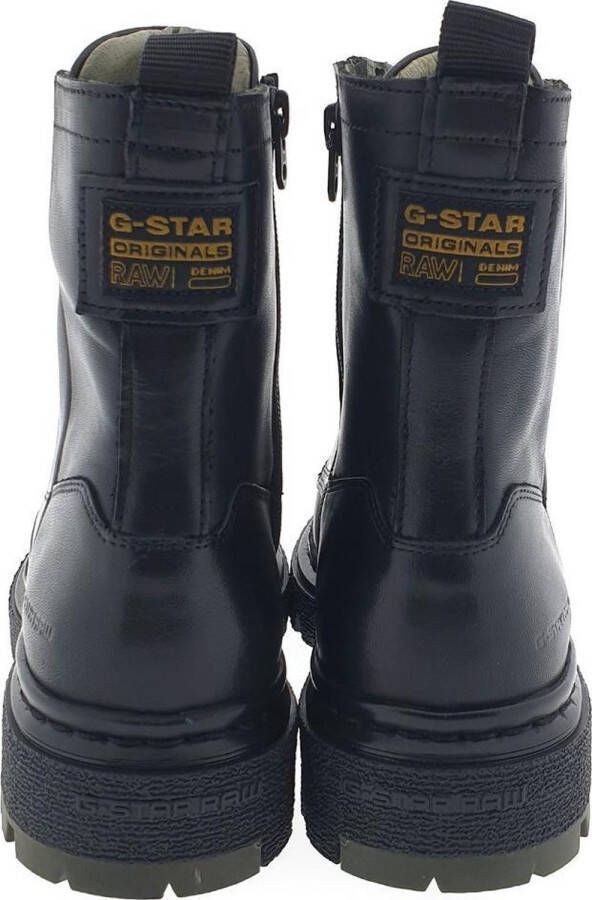 G-Star G Star Raw Kafey Hgh Lace Lea Veterboots Laarzen Met Veters Dames Zwart - Foto 10