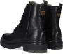 G-Star G Star Raw Kafey Hgh Lace Lea Veterboots Laarzen Met Veters Dames Zwart - Thumbnail 3