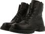 G-Star G Star Raw Kafey Hgh Lace Lea Veterboots Laarzen Met Veters Dames Zwart - Thumbnail 15