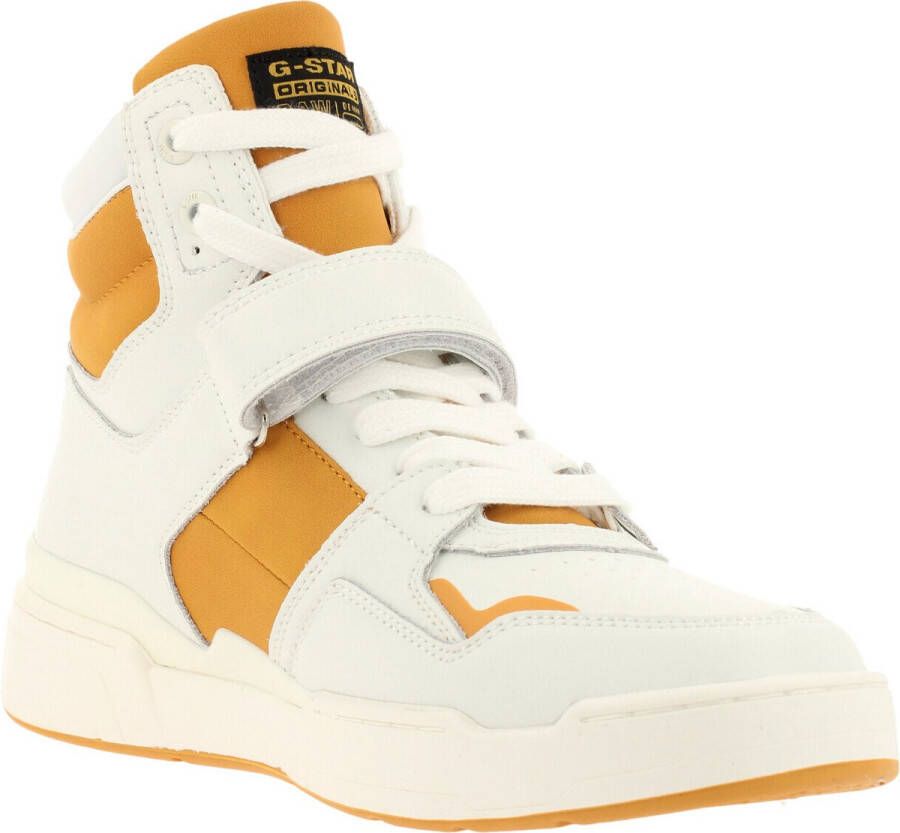 G-Star G Star Raw Attacc Mid Lea W Hoge sneakers Leren Sneaker Dames Wit - Foto 15