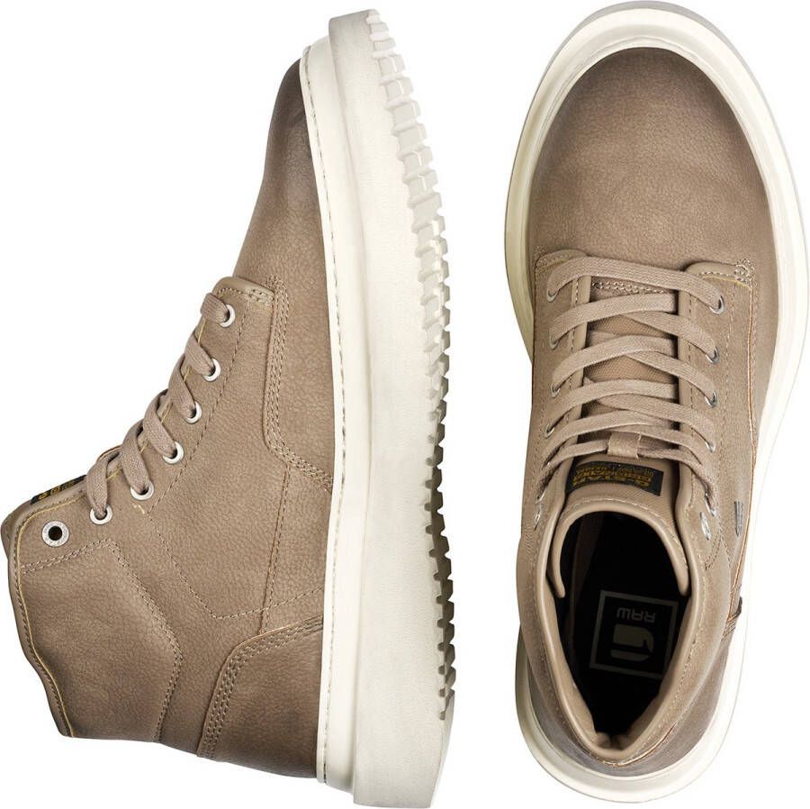 G-Star RAW Dexter Mid Nub M Hoge sneakers Leren Sneaker Heren Taupe