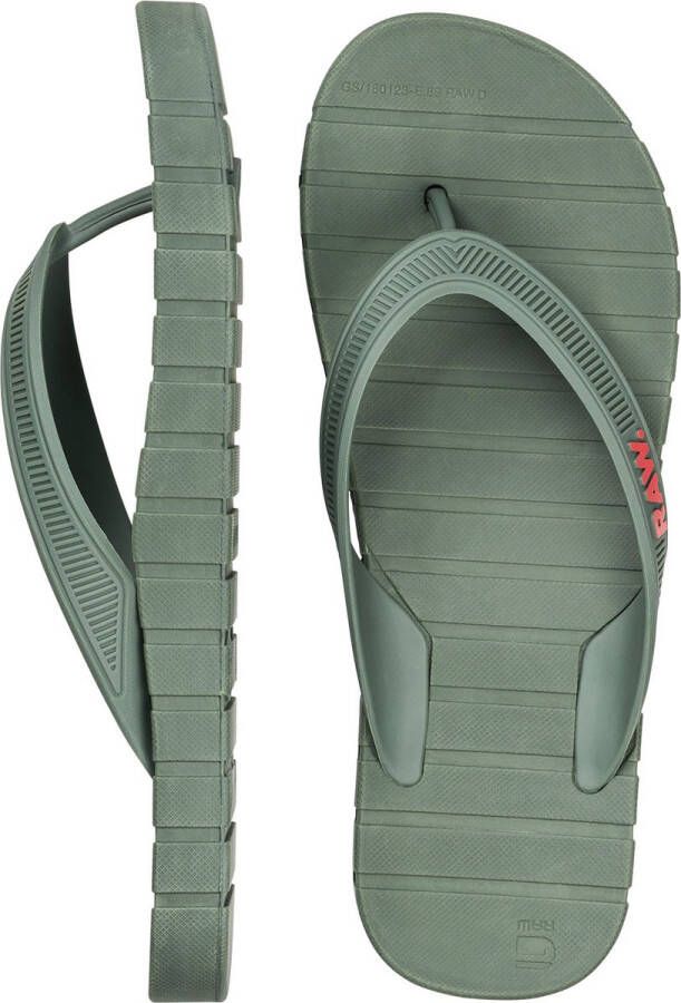 G-Star RAW Flip-Flop Slide Male Olive Orange Slippers