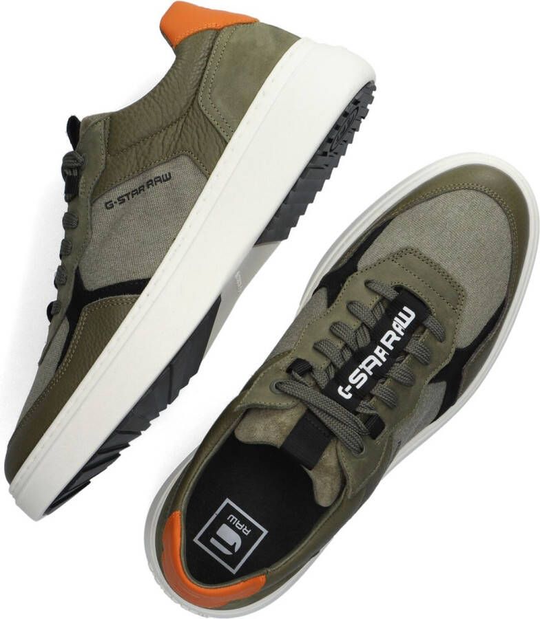 G-Star RAW Lash Tec M Lage sneakers Leren Sneaker Heren Groen