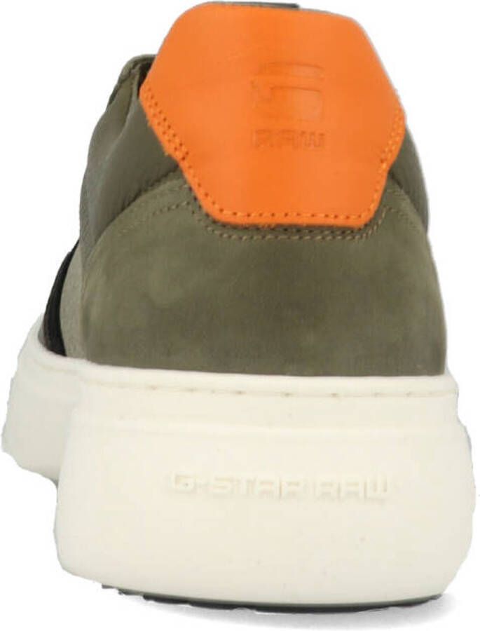 G-Star RAW Lash Tec M Lage sneakers Leren Sneaker Heren Groen