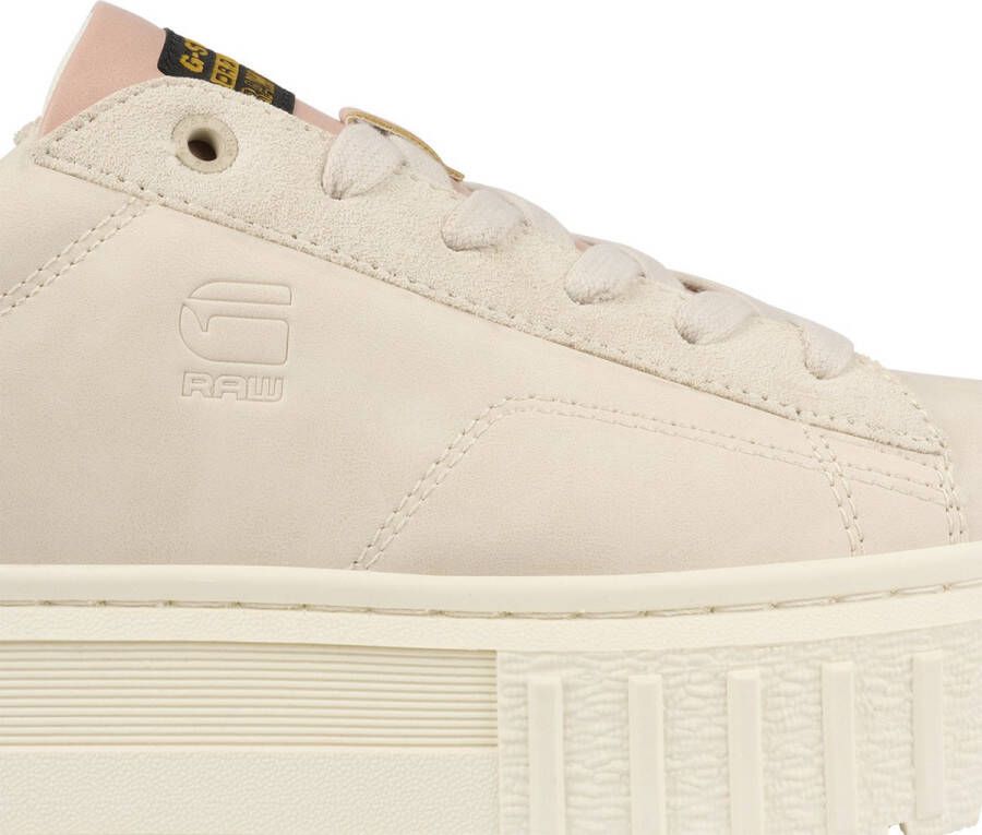 G-Star RAW Lhana Lage sneakers Leren Sneaker Dames Beige