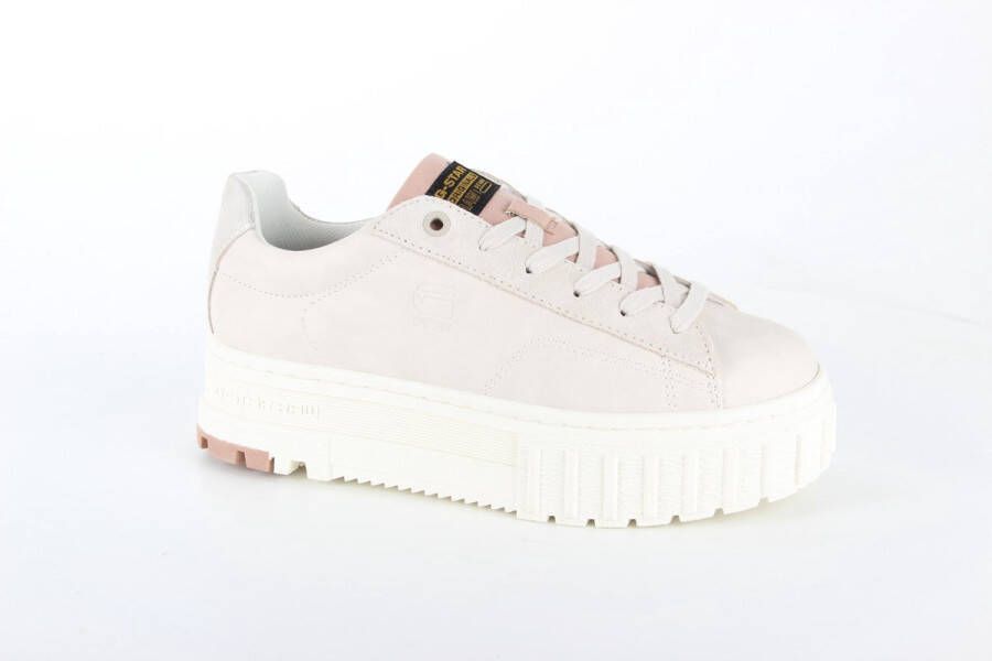 G-Star RAW Lhana Lage sneakers Leren Sneaker Dames Beige