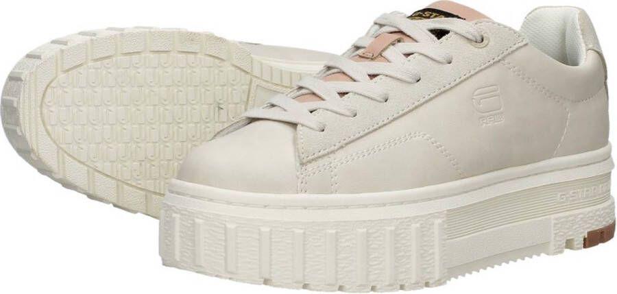 G-Star RAW Lhana Lage sneakers Leren Sneaker Dames Beige