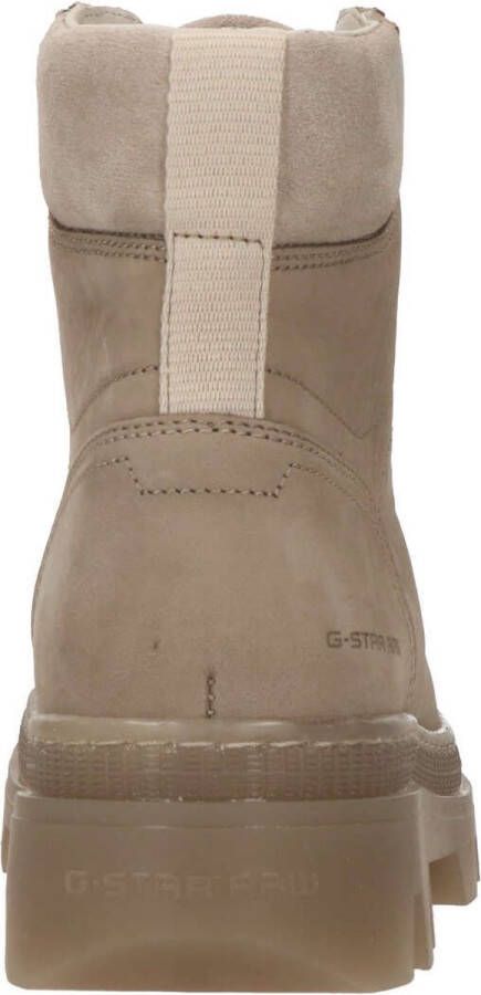 G-Star RAW Outdoor FAshion gorpcore bruin Tinten Noxer Hgh Nub W Veterboots Laarzen Met Veters Dames Camel - Foto 13