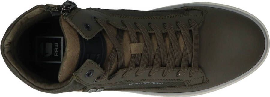 G-Star Raw Ravond Mid Bsc Dnm M Hoge sneakers Leren Sneaker Heren Groen