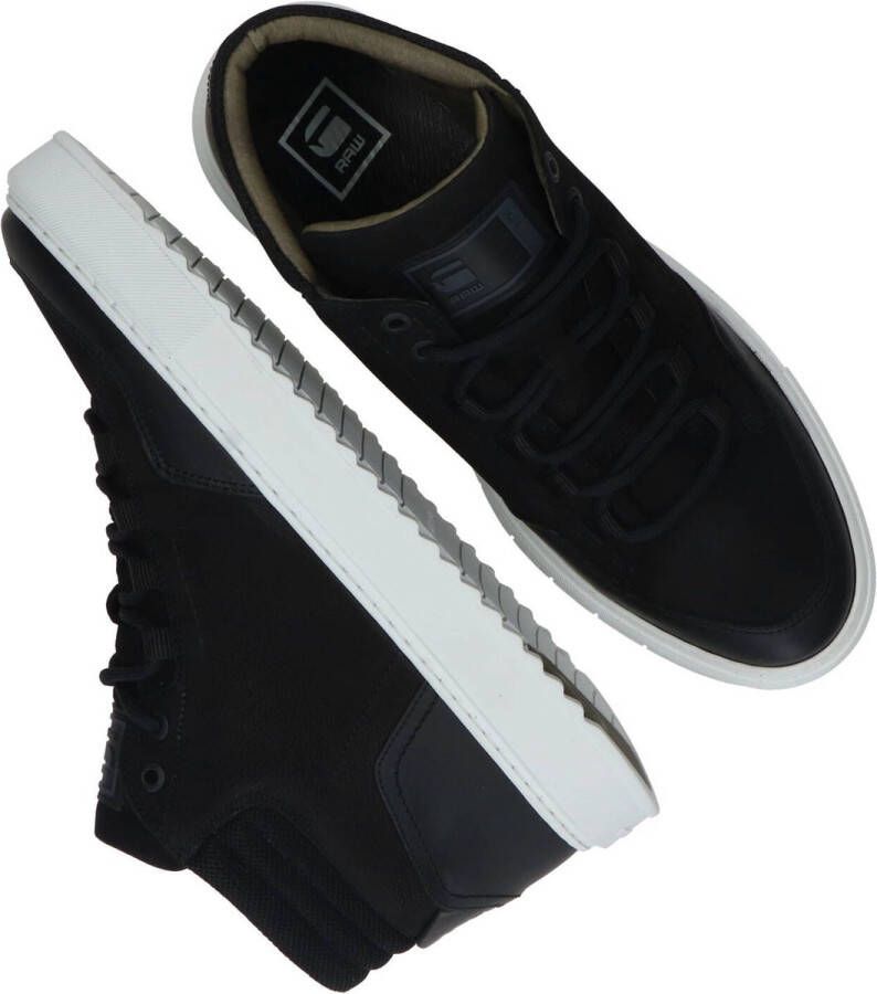 G-Star RAW Resistor Mid Bsc M Hoge sneakers Heren Zwart