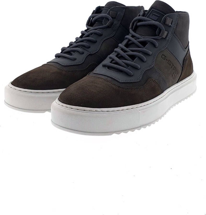 G-Star RAW Rocup Ii Mid Lea M Hoge sneakers Leren Sneaker Heren Grijs