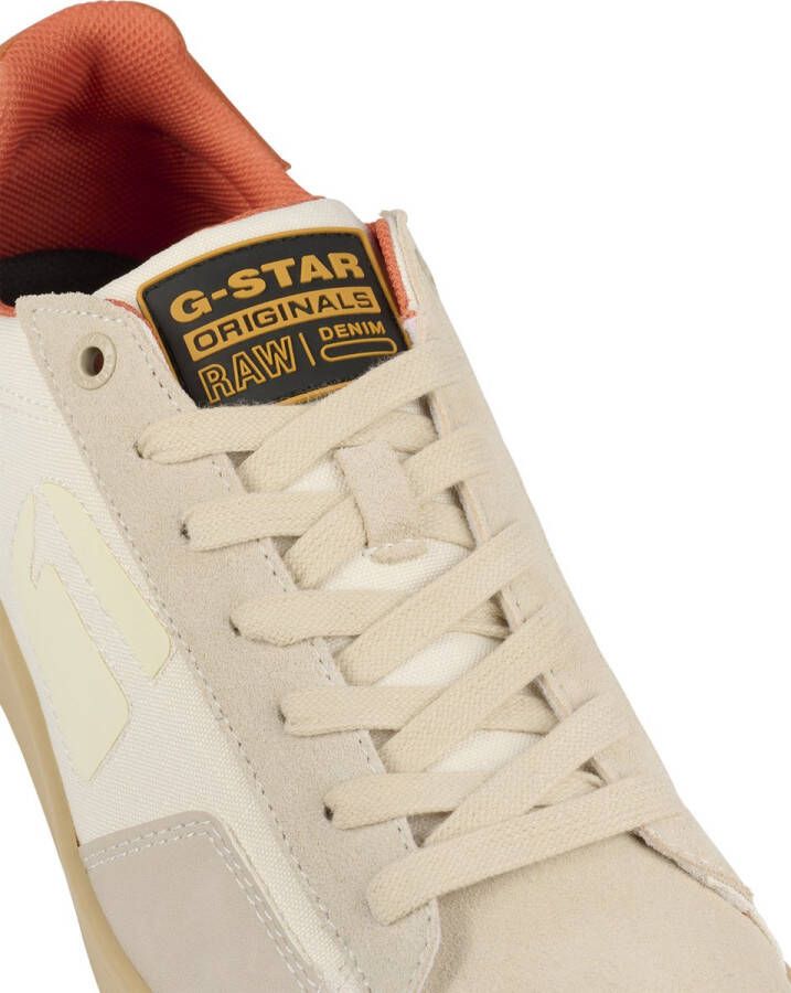 G-Star RAW Sneaker Male Offwhite Orange Sneakers