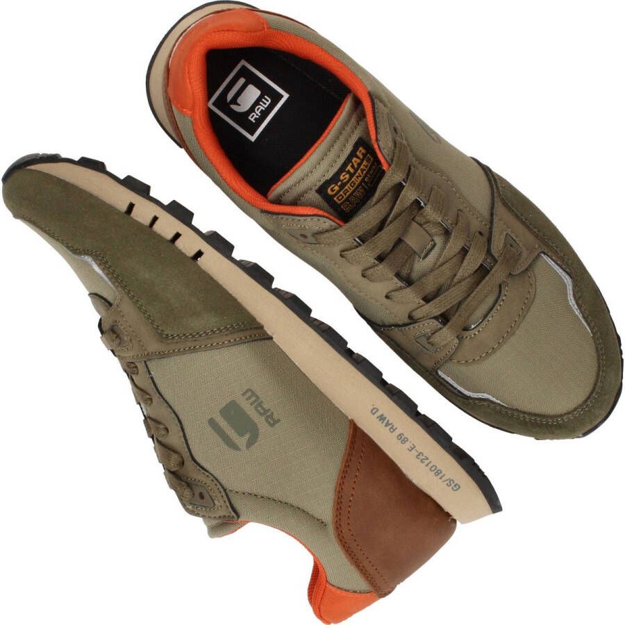 G-Star Raw Sneaker Male Olive Orange Sneakers