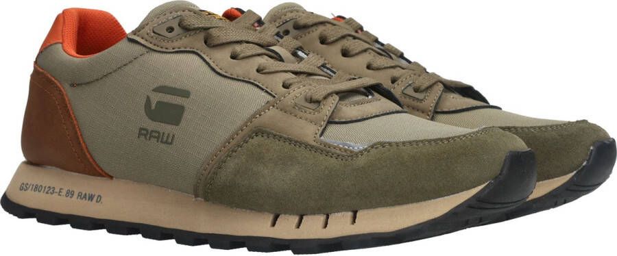 G-Star Raw Sneaker Male Olive Orange Sneakers