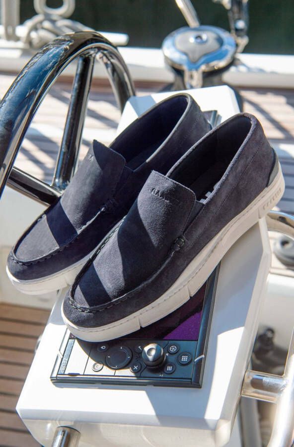 Gaastra Barrick Lf Nub M Loafers Instappers Heren Blauw