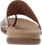 Gabor Cognac Leren Sandalen Platte Ronde Neus Brown Dames - Thumbnail 15