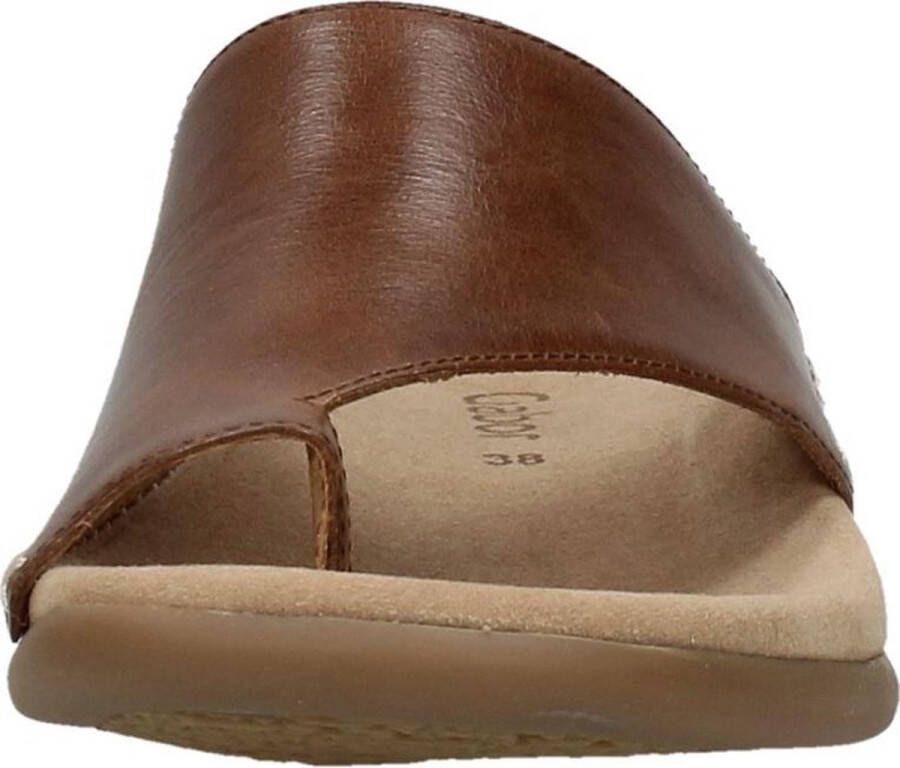 Gabor 03.700.24 Dames Slippers Bruin