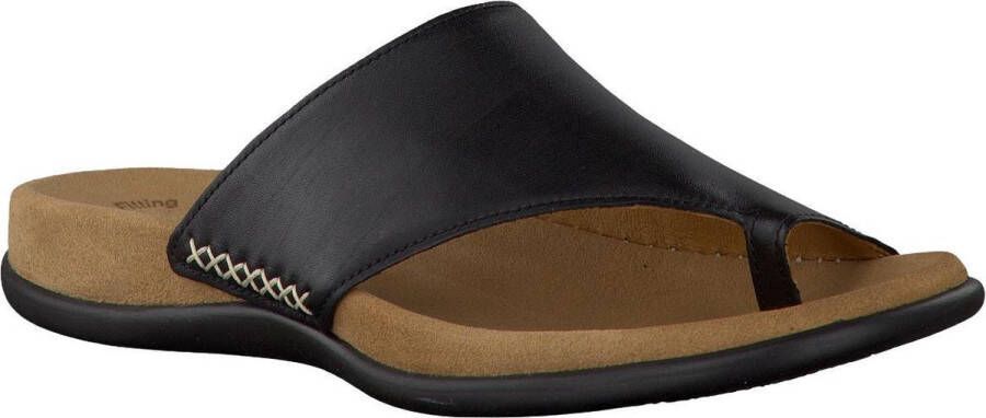 Gabor 03.700.27 Dames Slippers Zwart