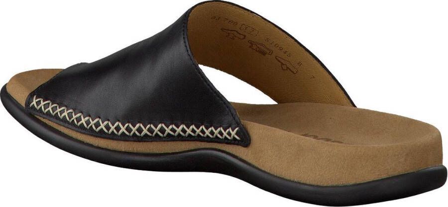 Gabor 03.700.27 Dames Slippers Zwart