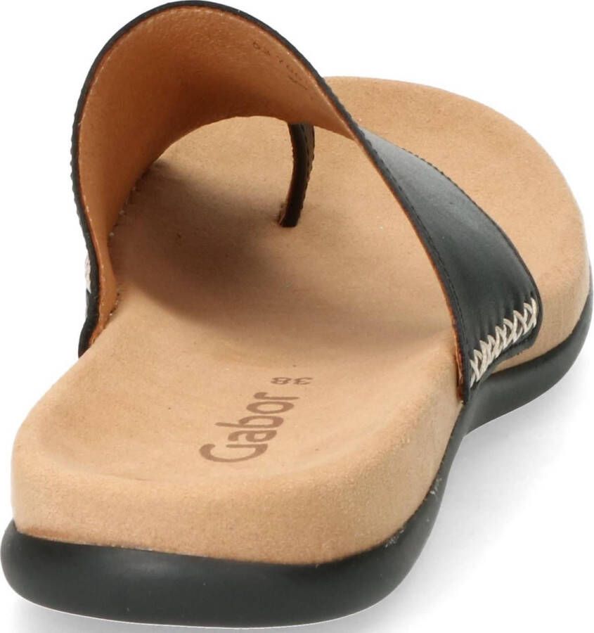 Gabor 03.700.27 Dames Slippers Zwart