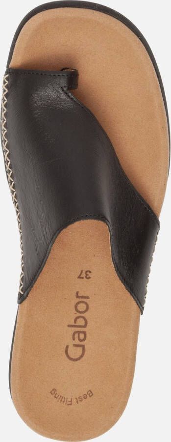 Gabor 03.700.27 Dames Slippers Zwart