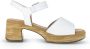 Gabor Lichtgewicht hoge hak sandalen White Dames - Thumbnail 7