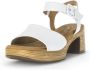 Gabor Lichtgewicht hoge hak sandalen White Dames - Thumbnail 8