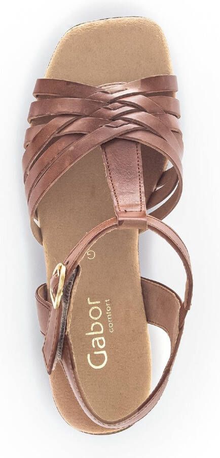 Gabor Lichtgewicht Hoge Hak Sandalen Brown Dames