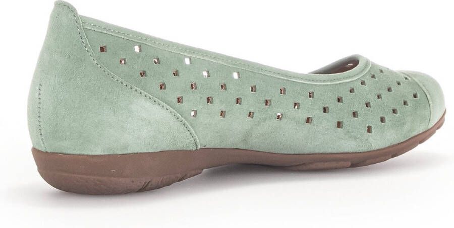 Gabor Comfortabele ballerina`s Green Dames