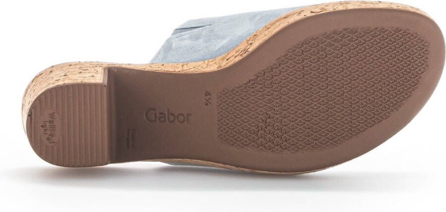 Gabor Comfortabele hoge hak sandalen Blue Dames