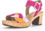 Gabor Multicolor Leren Sandalen Multicolor Dames - Thumbnail 5